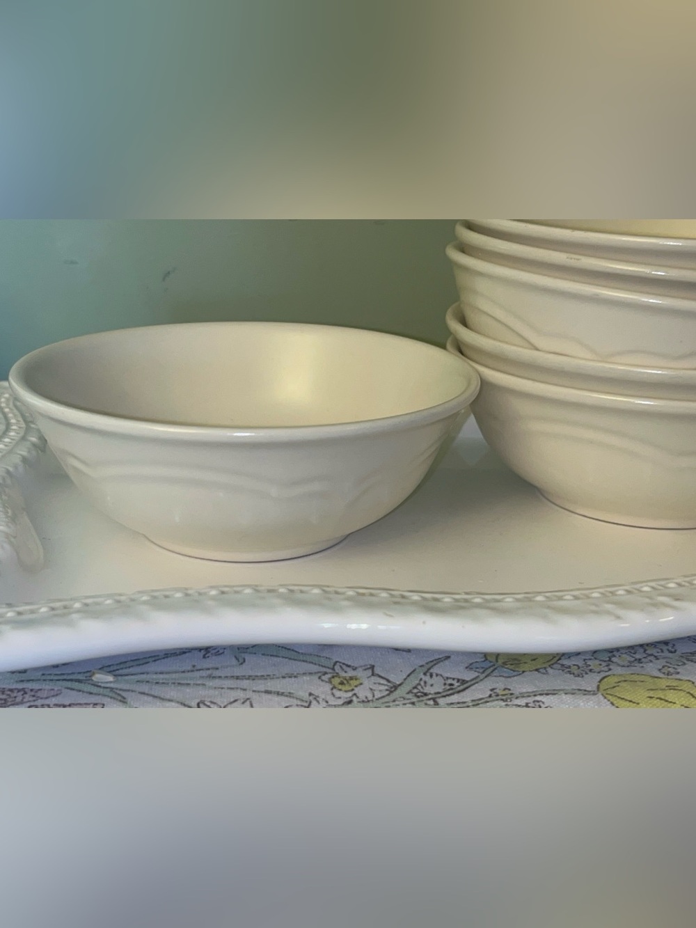 Pfatzgraff Cream Cereal/Soup Bowls Set of 6